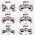 Strass Adesivos Autocolantes para o Rosto multicolorido - Imagem 5