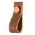 Puxador Couro Caramelo Ponto Slim - Imagem 8
