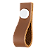 Puxador Couro Caramelo Ponto Slim - Imagem 9
