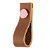 Puxador Couro Caramelo Ponto Slim - Imagem 10