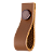 Puxador Couro Caramelo Ponto Slim - Imagem 6