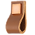 Puxador Couro Caramelo Ponto Braavos - Imagem 6