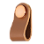 Puxador Couro Caramelo Ponto Bali - Imagem 1