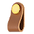 Puxador Couro Caramelo Ponto Bali - Imagem 9
