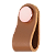 Puxador Couro Caramelo Ponto Bali - Imagem 10