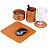 Kit Office Caramelo | 4 PEÇAS | Porta Lápis, Clips, Copo e Deskpad - Imagem 6