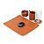 Kit Office Terracota | 4 PEÇAS | Porta Lápis, Clips, Copo e Deskpad - Imagem 7