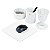 Kit Office Branco | 4 PEÇAS | Porta Lápis, Clips, Copo e Deskpad - Imagem 6