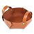 Cesto Grande Couro Legitimo Terracota - Imagem 2