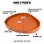Bandeja Dunas Grande Couro Legitimo Terracota - Imagem 3