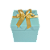 Caixa de presente quadrada tiffany  16x16x16 cm - Imagem 5