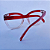 Óculos de Leitura Arezzo - Red Transparent - Imagem 4