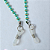 Cordão Para Óculos Strass - Gold Emerald - Imagem 2