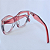 Óculos de Leitura Monterrey - Red Black and Transparent - Imagem 4