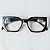 Óculos de Leitura Luanda - Black and White - Imagem 1