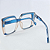 Óculos de Leitura Segóvia - Blue and Transparent - Imagem 4