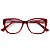 Óculos de Leitura Montevidéu - Red and Transparent - Imagem 3
