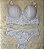 Lingerie conjunto de sutiã e calcinha Branco - Imagem 1