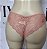 Lingerie conjunto de sutiã e calcinha renda rosê com bojo sem aro - Imagem 6