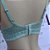 Lingerie conjunto de sutiã e calcinha tanga com renda verde água - Imagem 7