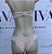 Lingerie conjunto de sutiã e calcinha tanga com renda bege - Imagem 3