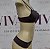 Lingerie básica conjunto de sutiã e calcinha preta - Imagem 2