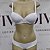 Lingerie básica conjunto de sutiã e calcinha branca - Imagem 1