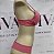 Lingerie básica conjunto de sutiã e calcinha rosa antigo - Imagem 2