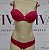 Lingerie básica conjunto de sutiã e calcinha vinho - Imagem 1