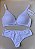 Lingerie básica conjunto de sutiã e calcinha branca - Imagem 1