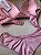 Lingerie básica conjunto de sutiã e calcinha rosa romance - Imagem 3