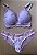 Lingerie conjunto de sutiã e calcinha renda branco com rosa com bojo sem aro - Imagem 1