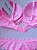 Lingerie conjunto de sutiã e calcinha renda rosa com bojo e aro - Imagem 6