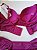 Lingerie conjunto de sutiã e calcinha renda vinho com bojo e aro - Imagem 5