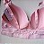Sutiã básico Plus Size rosa romance com bojo e aro - Imagem 3