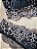 Lingerie conjunto de sutiã e calcinha renda preta com detalhes em bege com bojo sem aro - Imagem 3