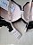 Lingerie conjunto de sutiã e calcinha renda preta e bege com bojo e aro - Imagem 6