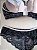 Lingerie conjunto de sutiã e calcinha renda preta e bege com bojo e aro - Imagem 4