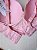 Lingerie conjunto de sutiã e calcinha tanga com renda rosa romance - Imagem 5