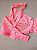 Lingerie conjunto de sutiã e calcinha renda rosa frutilly sem bojo com aro - Imagem 4