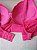 Lingerie conjunto de sutiã e calcinha renda rosa frutilly com bojo e aro - Imagem 6