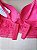 Lingerie conjunto de sutiã e calcinha renda rosa frutilly com bojo e aro - Imagem 6