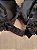 Lingerie conjunto de sutiã e calcinha renda preta com bojo e aro - Imagem 5