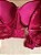 Lingerie conjunto de sutiã e calcinha com renda vinho com bojo e aro - Imagem 6