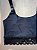 Sutiã de amamentação plus size estilo top com detalhe em renda preto - Imagem 3