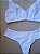 Lingerie conjunto de sutiã e calcinha sem bojo e sem aro branco - Imagem 2