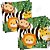 Pacote 20 Guardanapos Papel Safari Grande 25x25 Festa Selva - Imagem 1