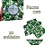 Kit 20 Guardanapos Papel Estampado Folhagem 33cm Folha Dupla - Imagem 5