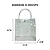 Kit 10 Sacolas Plástica 20x20 Transparente Pvc C/ Botão Alça Embalagem Lembrancinha Casamento Presente Aniversário - Imagem 10