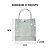 10 Sacolas Presente Transparente 28x20 Bolsa PVC Alça Botão Sacolinha Reutilizável Aniversário Lembrancinha Pressão - Imagem 10